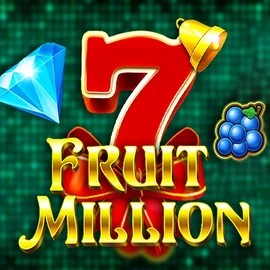 Fruit Million slot logo by BGAMING at SpinDog CasinoFruit Million